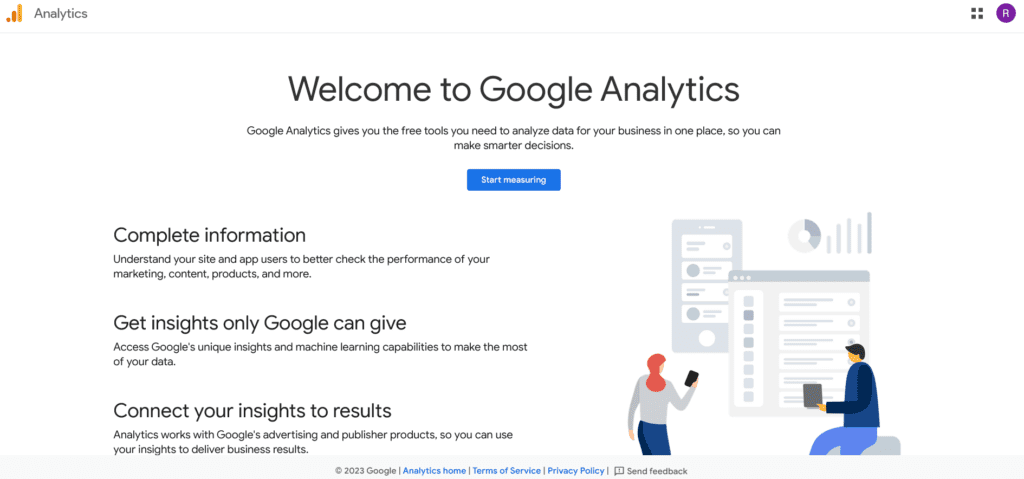 Add Google Analytics 4 to WordPress - Welcome