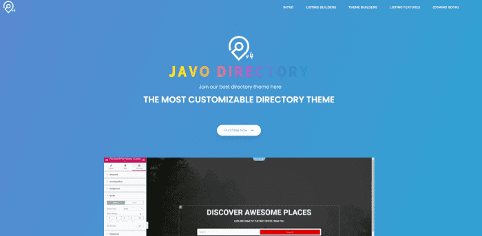 Javo WordPress Theme Image