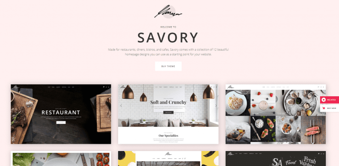 Savory WordPress Theme Image